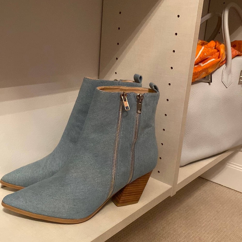 NEW Rebel Ankle Denim Boots Size 41 / US 9.5